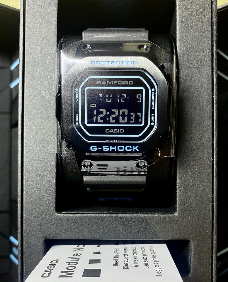 Casio 5600-1 PSL Casio G-SHOCK x BAMFORD GM-5600BWD-1JR for
