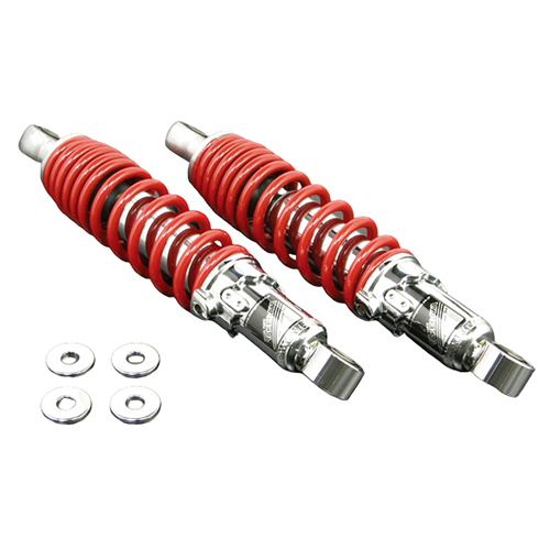 リアショックアブソーバー 265mm レッド - バイク