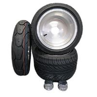 ジャイロキャノピー/UP/X用 ホイール タイヤ スペーサーセット 225/45