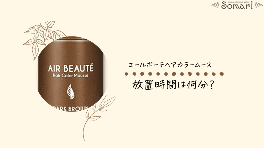 口コミ悪い？】エールボーテヘアカラームース白髪染めは染まらないか