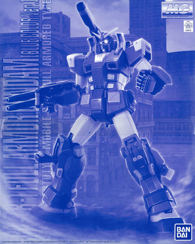 中古】(本体A-/箱B)MG 1/100 フルアーマーガンダム （ブルーカラーVer