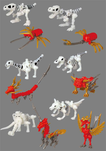 武士ほねほねザウルス BOX（食玩）[カバヤ食品]《在庫切れ》