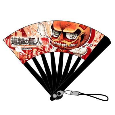 進撃の巨人 ミニ扇子ストラップ 超大型巨人[ACG]《在庫切れ》