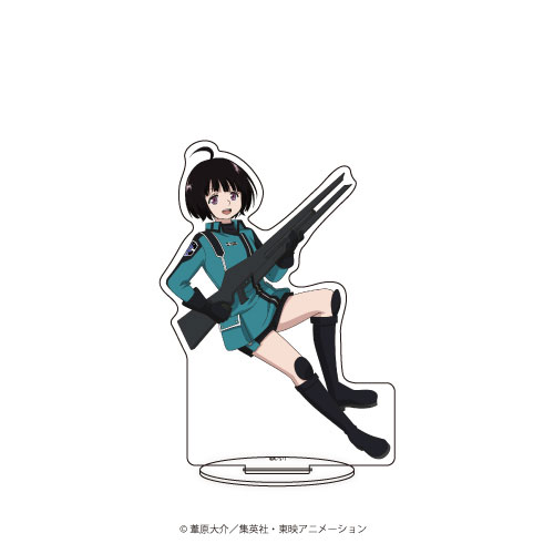 キャラアクリルフィギュア「ワールドトリガー」03/雨取千佳[A3]《在庫