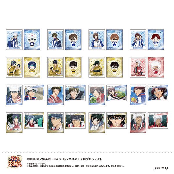 新テニスの王子様 フォト風メタルステッカーコレクション-おきがえぬい