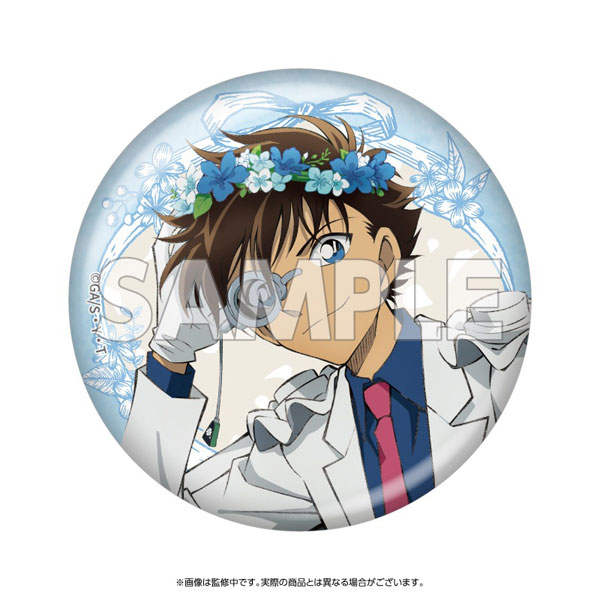 名探偵コナン ちょいデカホロ缶バッジ 花冠-flow in the wind-(キッド
