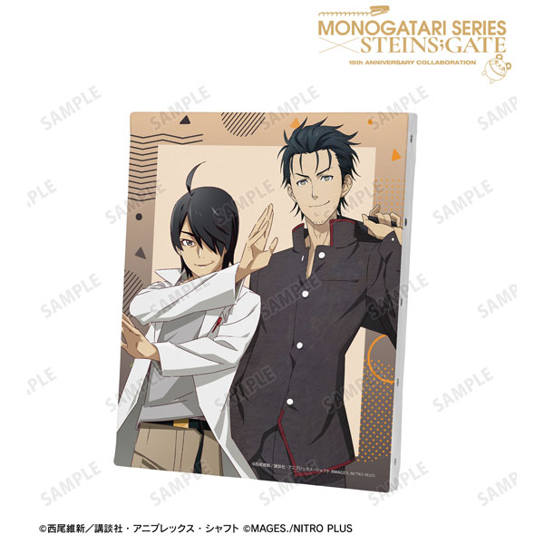 物語シリーズ×STEINS；GATE 描き下ろし 阿良々木暦＆岡部倫太郎 コラボ