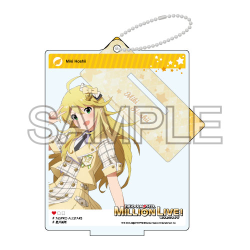 星井美希 アクリルスタンド&名刺ケース Buzz BANK アイドルマスター