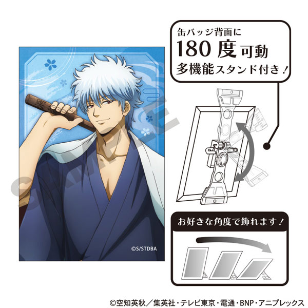 銀魂 アニプレックス Blu-ray 購入特典 缶バッジ アクリルスタンド Blu