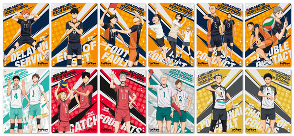 アニメ「ハイキュー！！」 クリアアートボード 24個入りセット