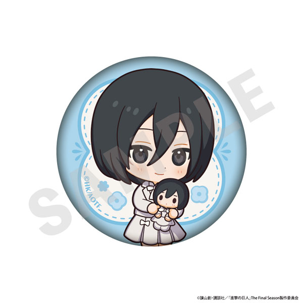 ふらわー。進撃の巨人ホワイトコーデ ハンジ•ゾエ缶バセット 進撃の