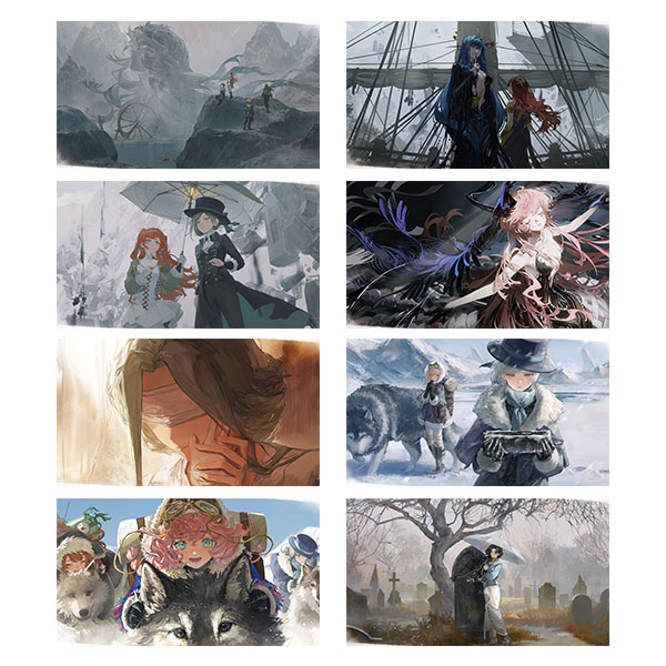 特典】「リバース：1999」 *復楽園* ポストカードセット -糸につながれ