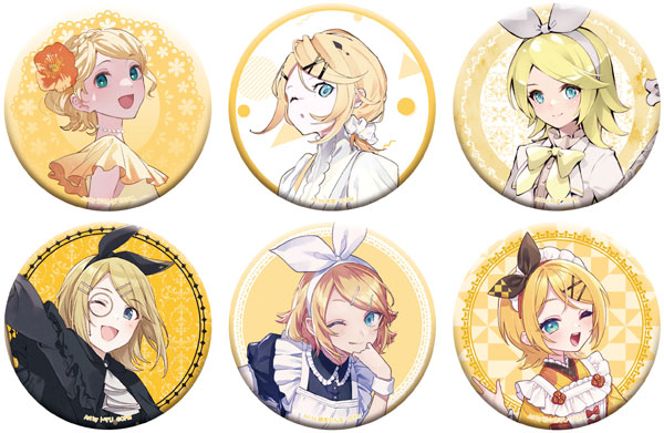 初音ミクシリーズ オーロラ缶バッジセット 鏡音リン[ムービック]《03