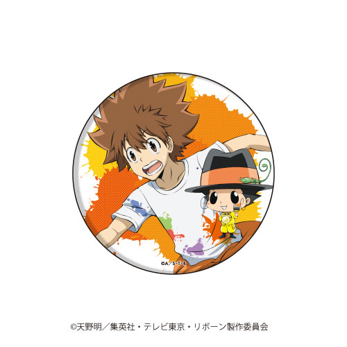 注文 リボーン 沢田綱吉 スクエア缶バッジ その1 ナンジャタウン