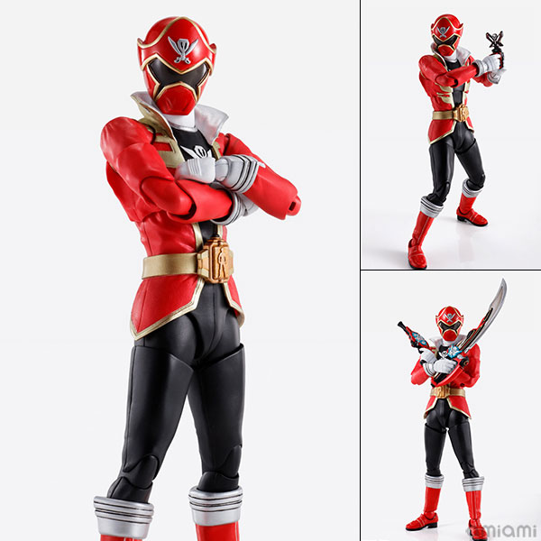 中古】(本体B/箱B)S.H.Figuarts(真骨彫製法) ゴーカイレッド 『海賊