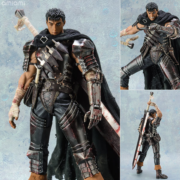 ベルセルク ガッツ(黒い剣士) 1/6 可動フィギュア（再販）[スリー