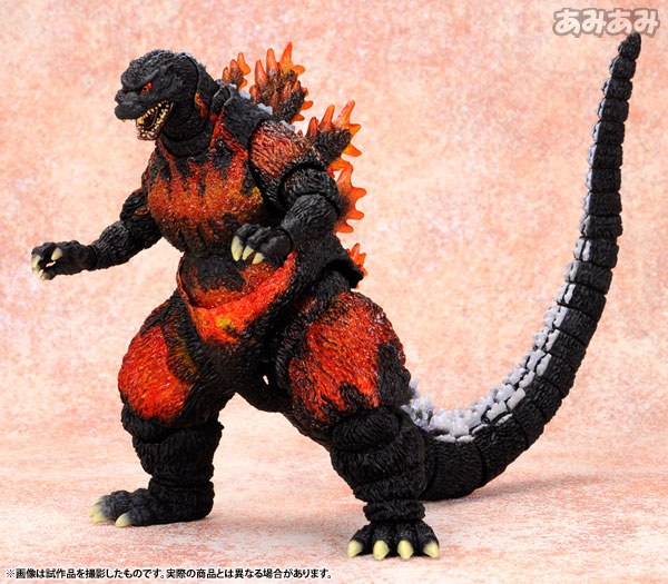 中古】(本体A/箱B)【初回特典付】 S.H.モンスターアーツ ゴジラ(1995