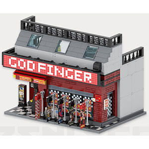 ゼンレスゾーンゼロ 六分街シリーズ 組み立て式ブロック 麺屋錦鯉