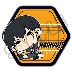 ハイキュー！！」第8弾 六角形缶バッジ(mochocho) M-VE(西谷夕)[シンク