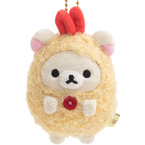 キイロイトリ お弁当シリーズ カニウインナー ぶらさげぬいぐるみ