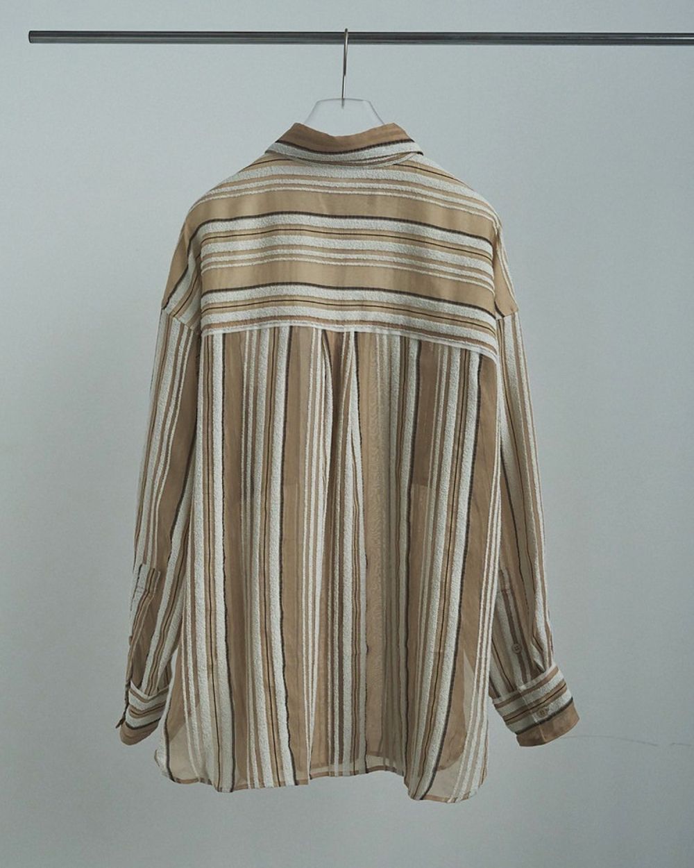 ànuke online store（アンヌーク） / Sheer Stripe ShirtsSheer Stripe