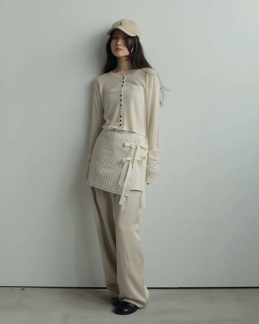 ànuke online store（アンヌーク） / Sheer Rib CardiganSheer Rib