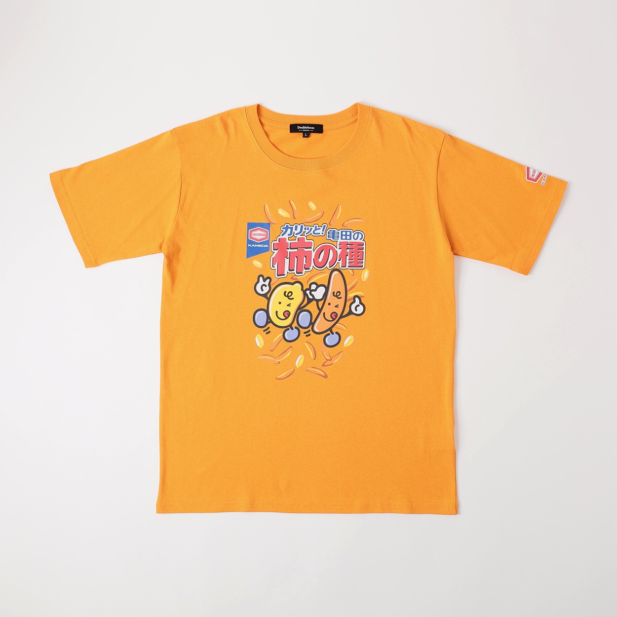 企業コラボTシャツ[柿の種] メンズ Doublefocus(ダブルフォーカス