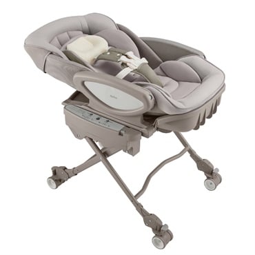 アップリカ ユラリズム オート AD アースグレー 電動 ハイローベッド