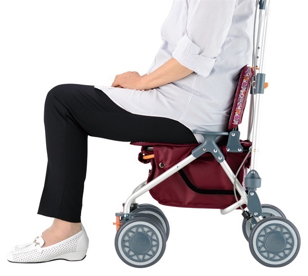 シルバーカー カゴノア M レッド SLM05 テイコブ TacaoF 幸和製作所