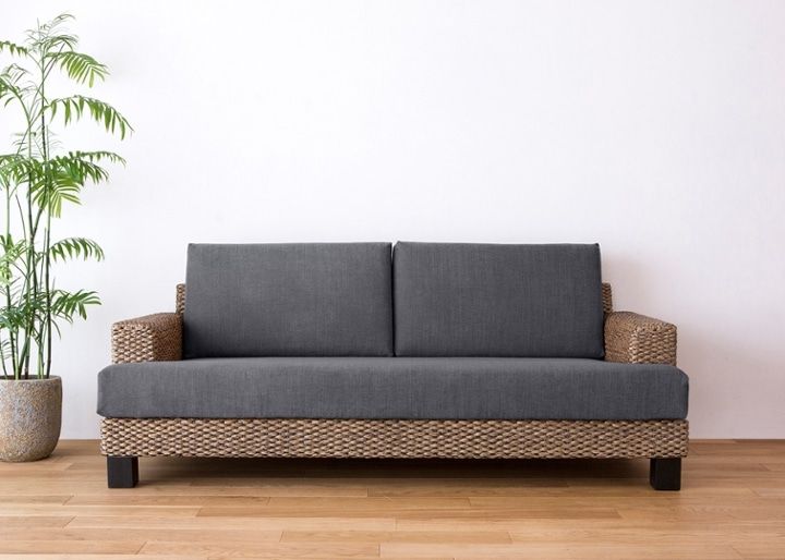 シン・ソファ (ヒヤシンス) カバー (カレイド)～美しい発色と柔らかな