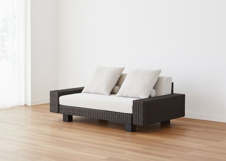 ケイ・ローソファ (ラタン)・2人掛け・3人掛け～床に近い暮らし