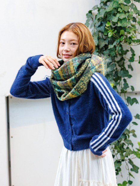 adidas / アディダス】ふんわりカーディガン/FLUFFY CARDIGAN