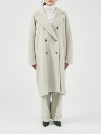 モヘアシャギーダブルロングコート｜OUTLET / アウトレット