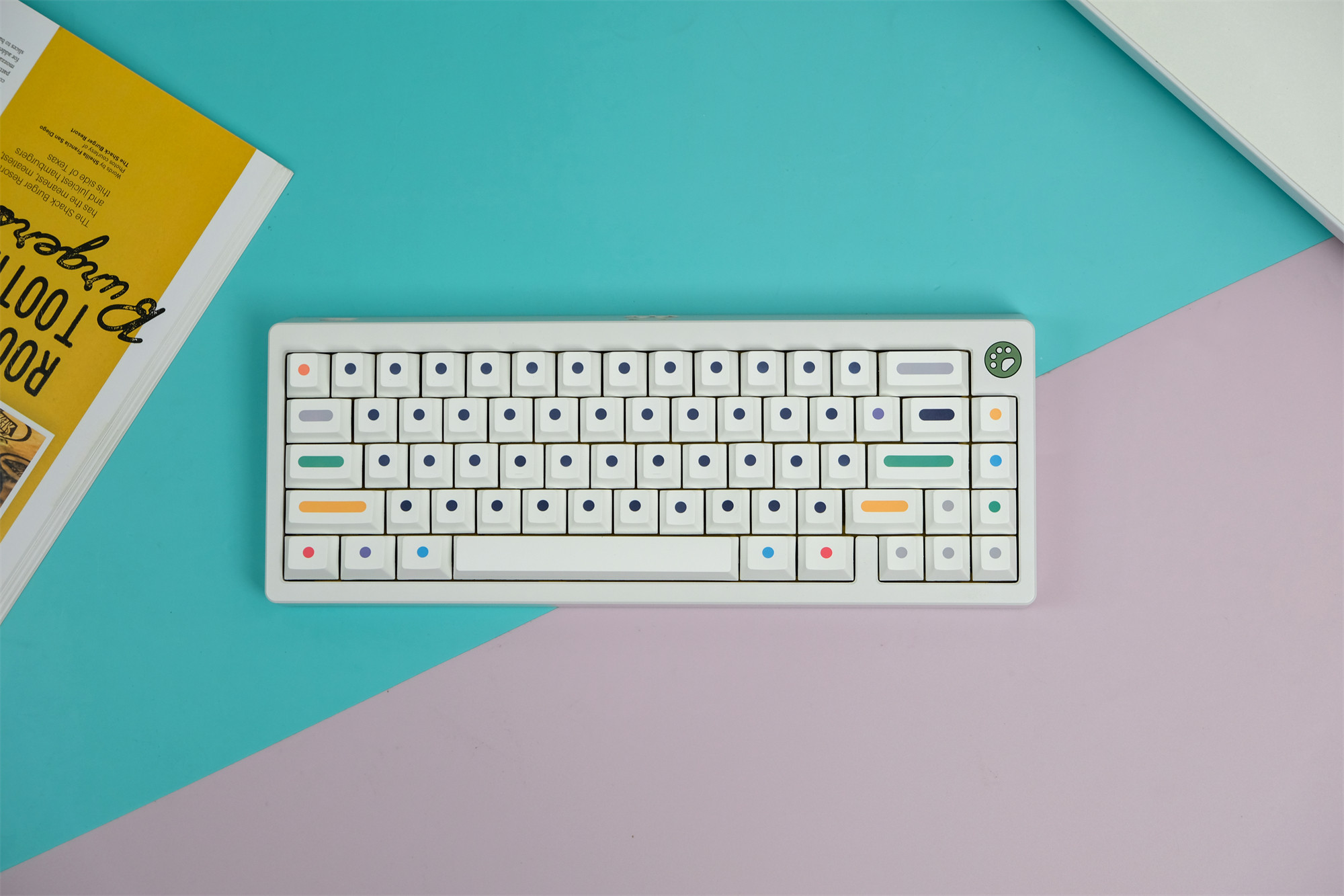 133 Keys/set Clone GMK Dots Keycaps PBT Dye Subbed Key Caps Cherry