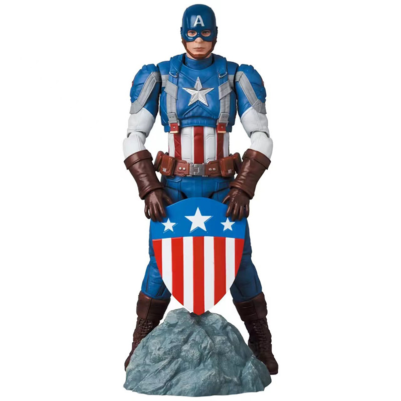 Medicom Mafex Captain America Comic Ver. Action Figure 6 inch | eBay