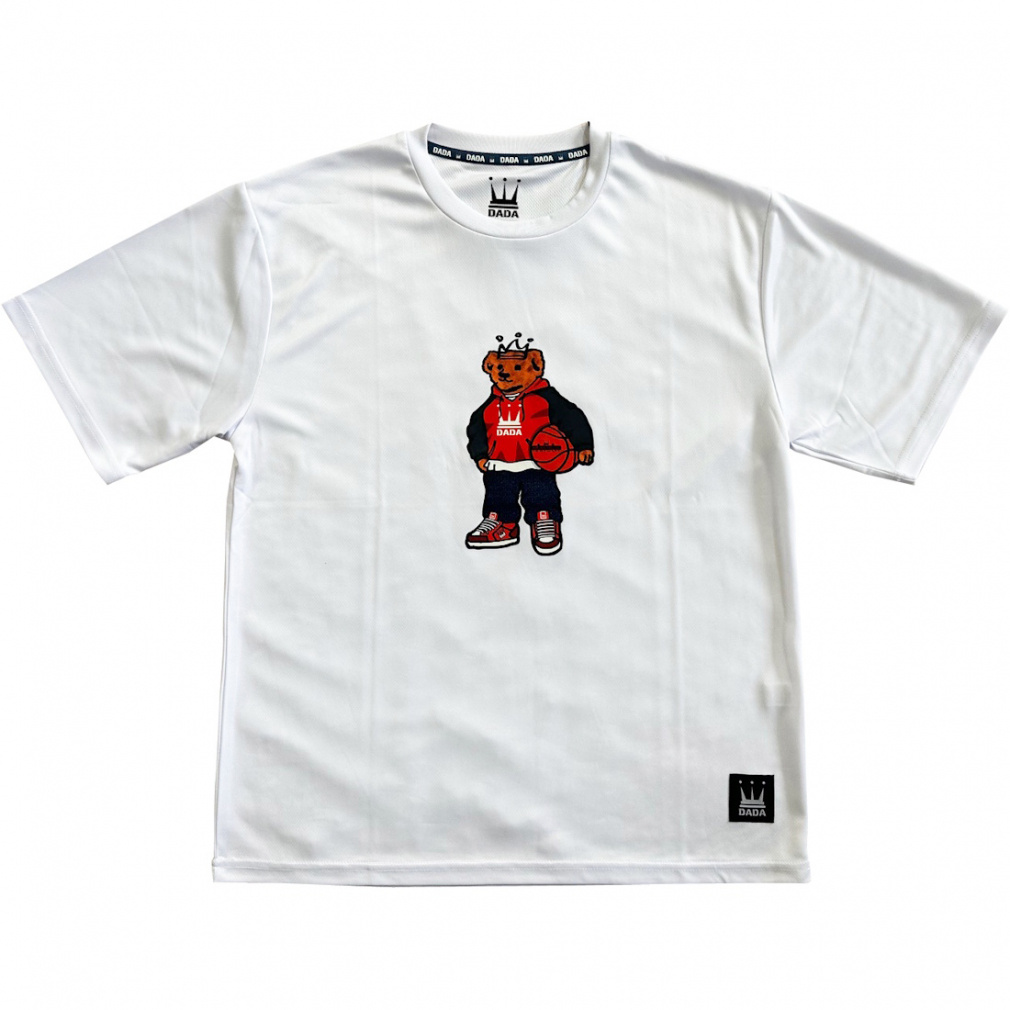 DADA メンズ レディス バスケットボール 半袖Tシャツ BEAR TEE