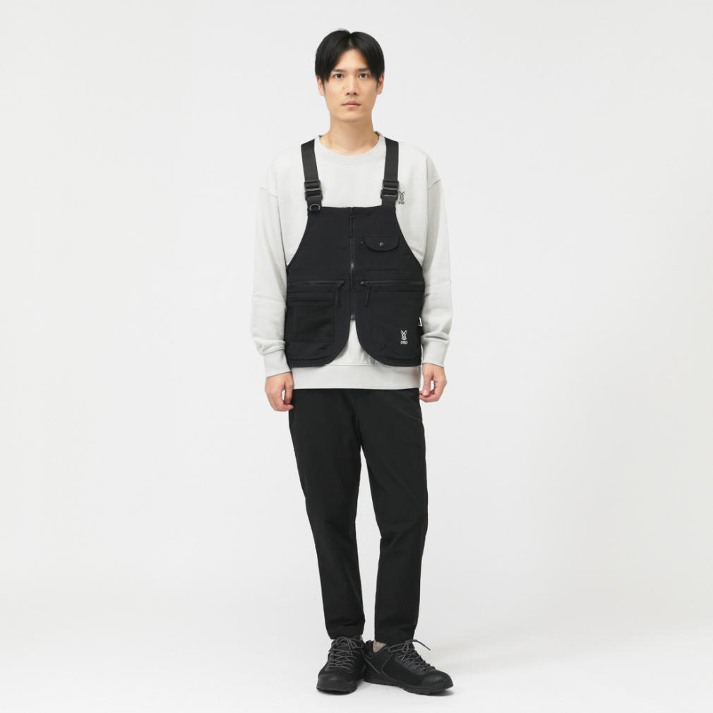 ディーオーディー アウトドアカジュアル ベスト ツリヴェス JK196 BK