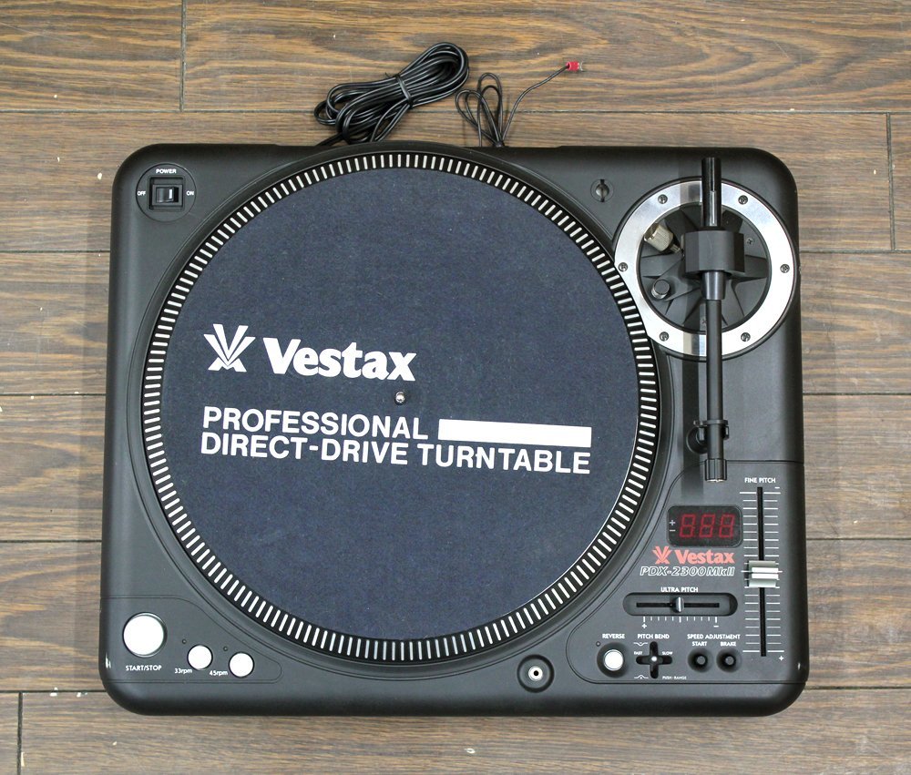 Vestax PDX-3000MKII DJ ターンテーブル レコード 訳あり Vestax PDX