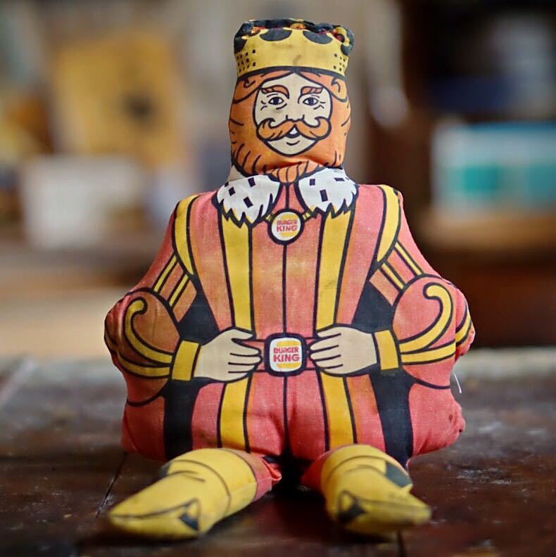 貴重！70s バーガーキング人形BURGERKING アメリカアンティークUSA