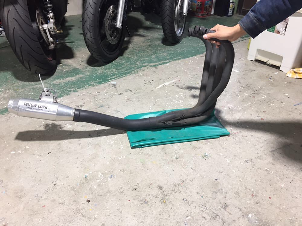 ゼファー1100 イエローコーン モナカマフラー YeLLOW CORnの落札情報