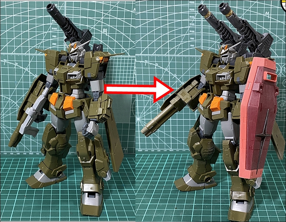 MG ストームブリンガー F.A. & P.F. セット ガンプラ「MG ガンダム