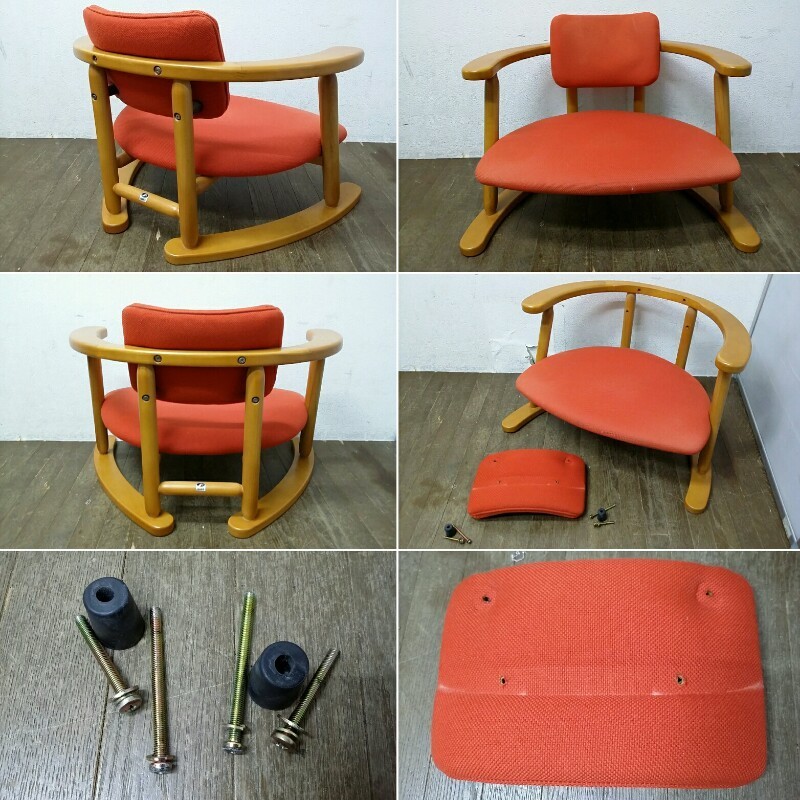 無限工房 福竹産業 かに座椅子 ローチェア 【公式通販】