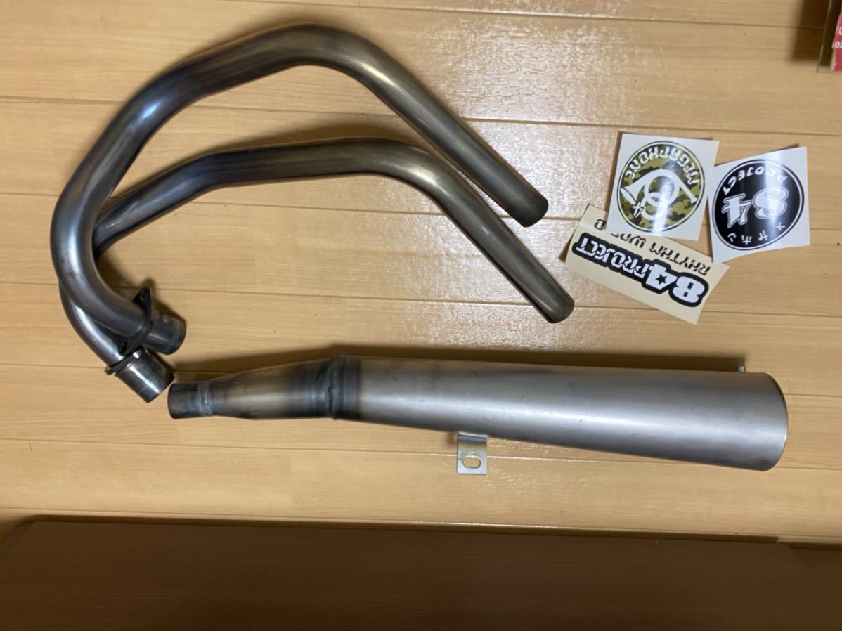 cb250t cb400t ヤシメガ2 メガホンマフラー素地美品