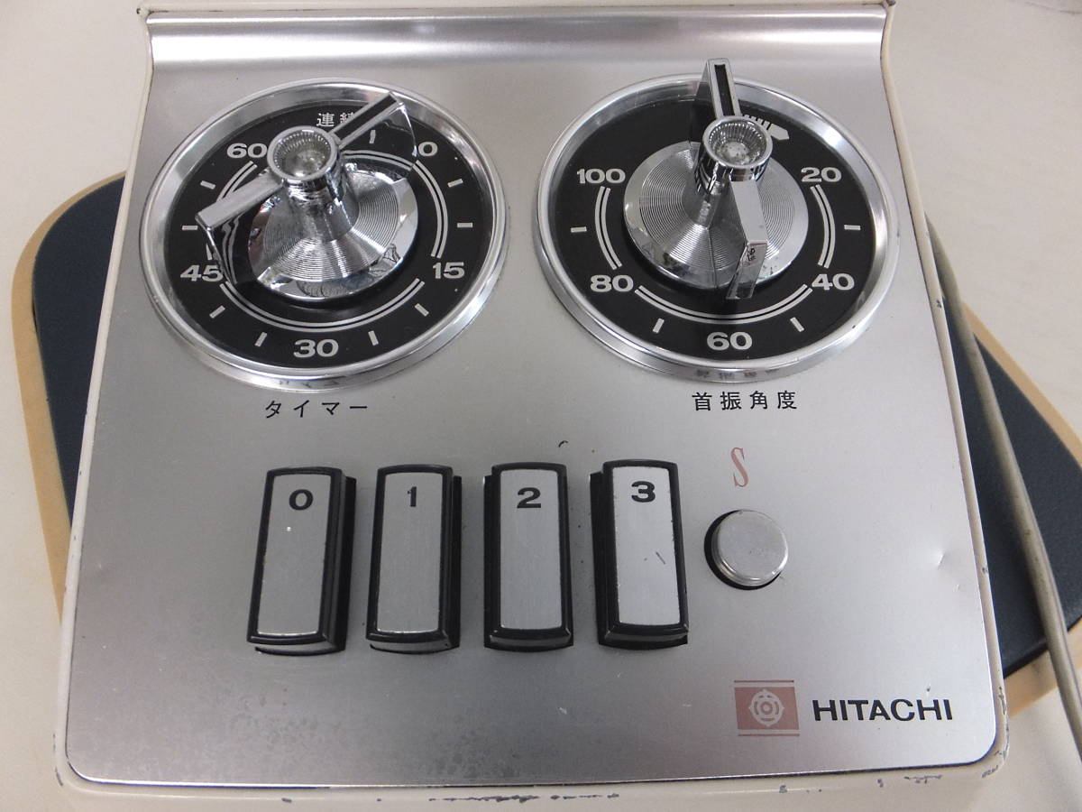 よろづ屋】レア：日立扇風機 HITACHI D-626 30CM DESK FAN ブルー 1968