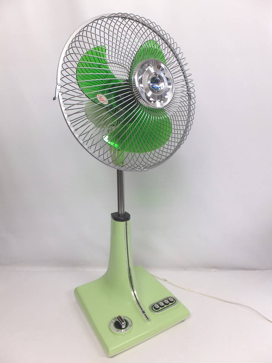 ナショナル ミントグリーン 扇風機 3枚羽根 ナショナル ミントグリーン