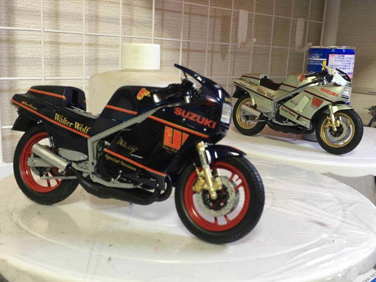 ま*い様 ① RG500ガンマウォルターウルフカラー プラモデル完成品 1/12