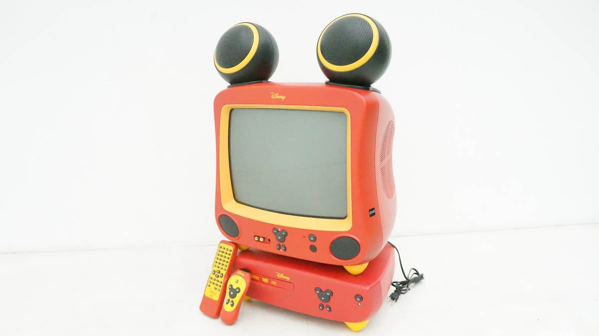 ヤ*ん様 Disney ミッキー型ブラウン管テレビ&DVD ディズニー ミッキー