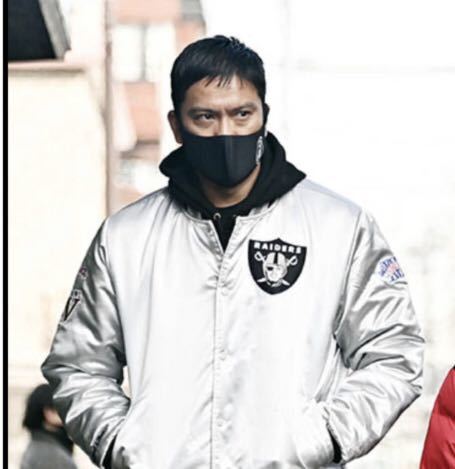 レア 希少90's RAIDERS スタジャン レイダース NFL 長瀬智也