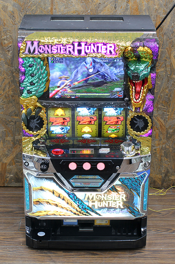 モンスターハンター月下雷鳴 パチスロ実機 アミューズメント基板