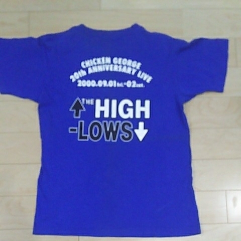 送料185円】神戸チキンジョージ 20周年記念 ブルーハーツ Tシャツ